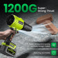1200G strong thrust cordless leaf blower#color_green