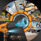 Versatile cordless blower for snow dust and leaves#color_orange