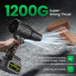 YUQUESEN Cordless Leaf Blower, 980,000 RPM Handheld Leaf Blower with 2 X Batteries & Charger, Lightweight Leaf Blowers for Patio Cleaning, Lawn Care, Leaves, Dust - Cool Black